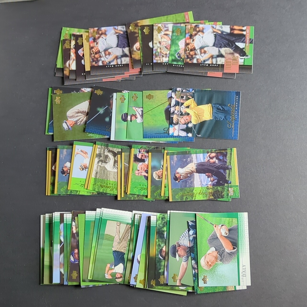 Large lot 2001 Upper Deck golf cards Tiger Woods Tiger Tales Victory Mar - Picture 2 of 16